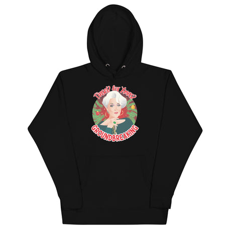 Tinsel for Xmas? Groundbreaking (Hoodie)-Christmas Hoodies-Swish Embassy