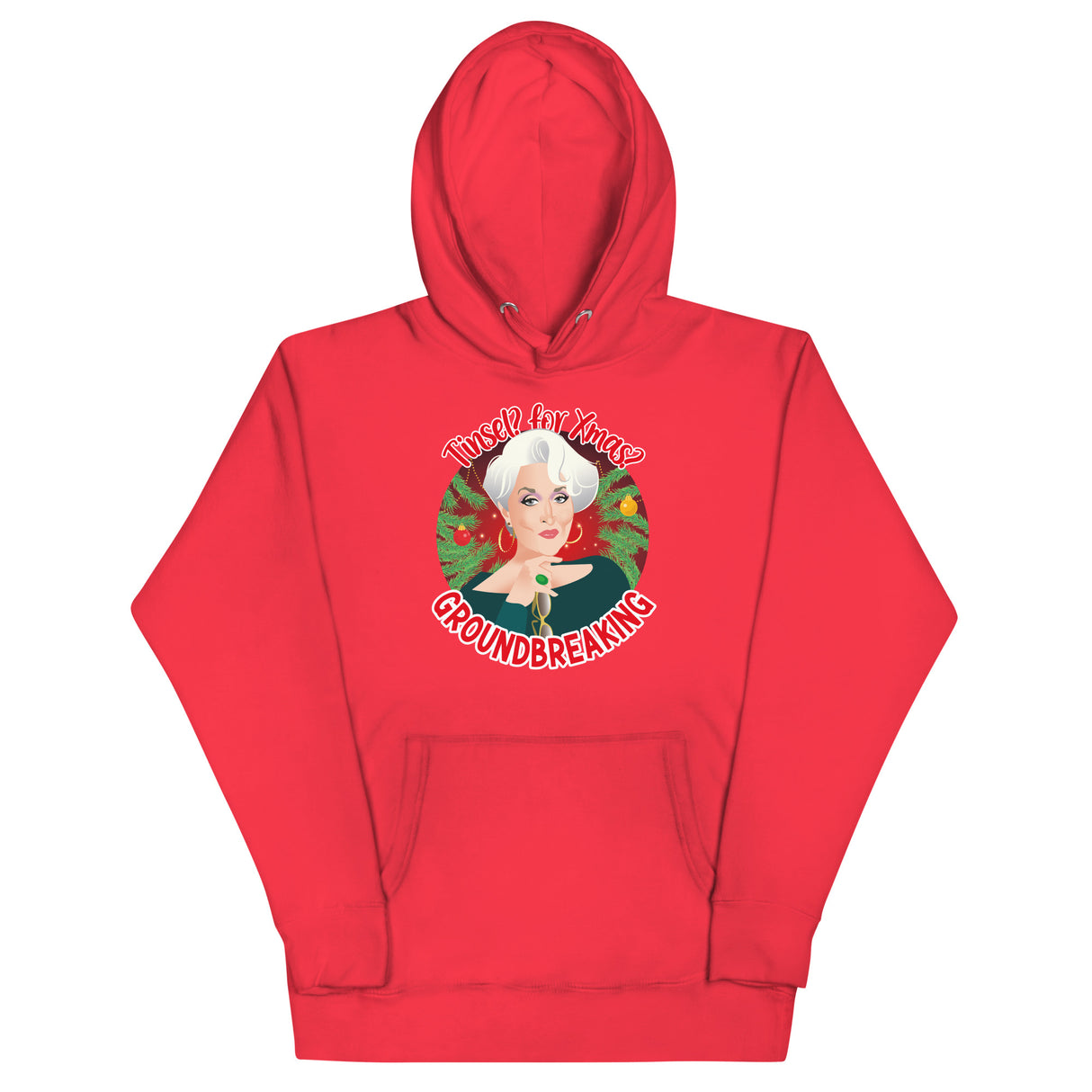 Tinsel for Xmas? Groundbreaking (Hoodie)-Hoodie-Swish Embassy