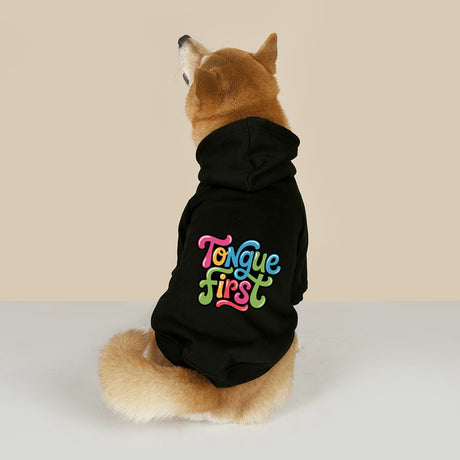 Tongue First (Pet Hoodie)-Pet Hoodie-Swish Embassy