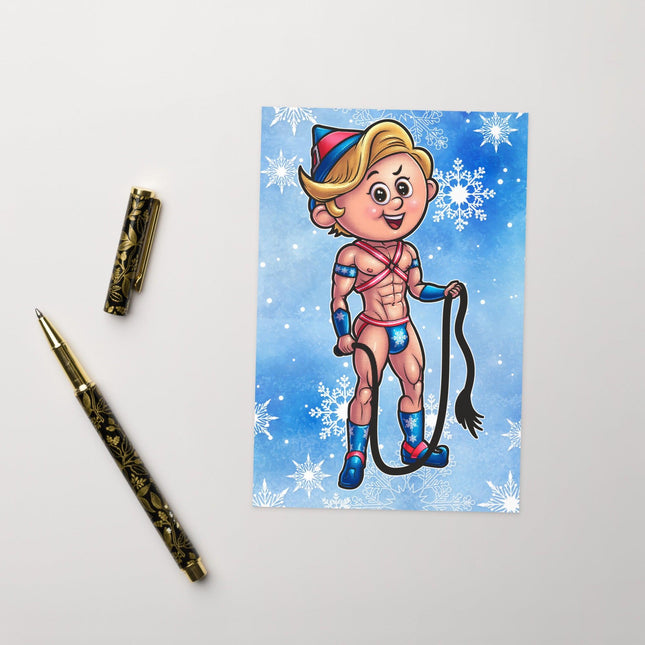 Top Elf (Greeting card)-Christmas Card-Swish Embassy