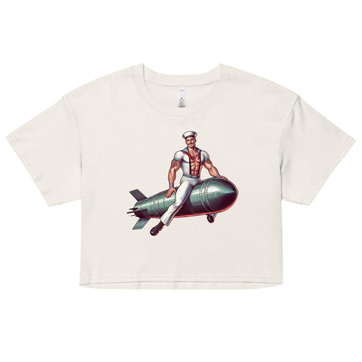Torpedo Away (Crop Top)-Crop Top-Swish Embassy