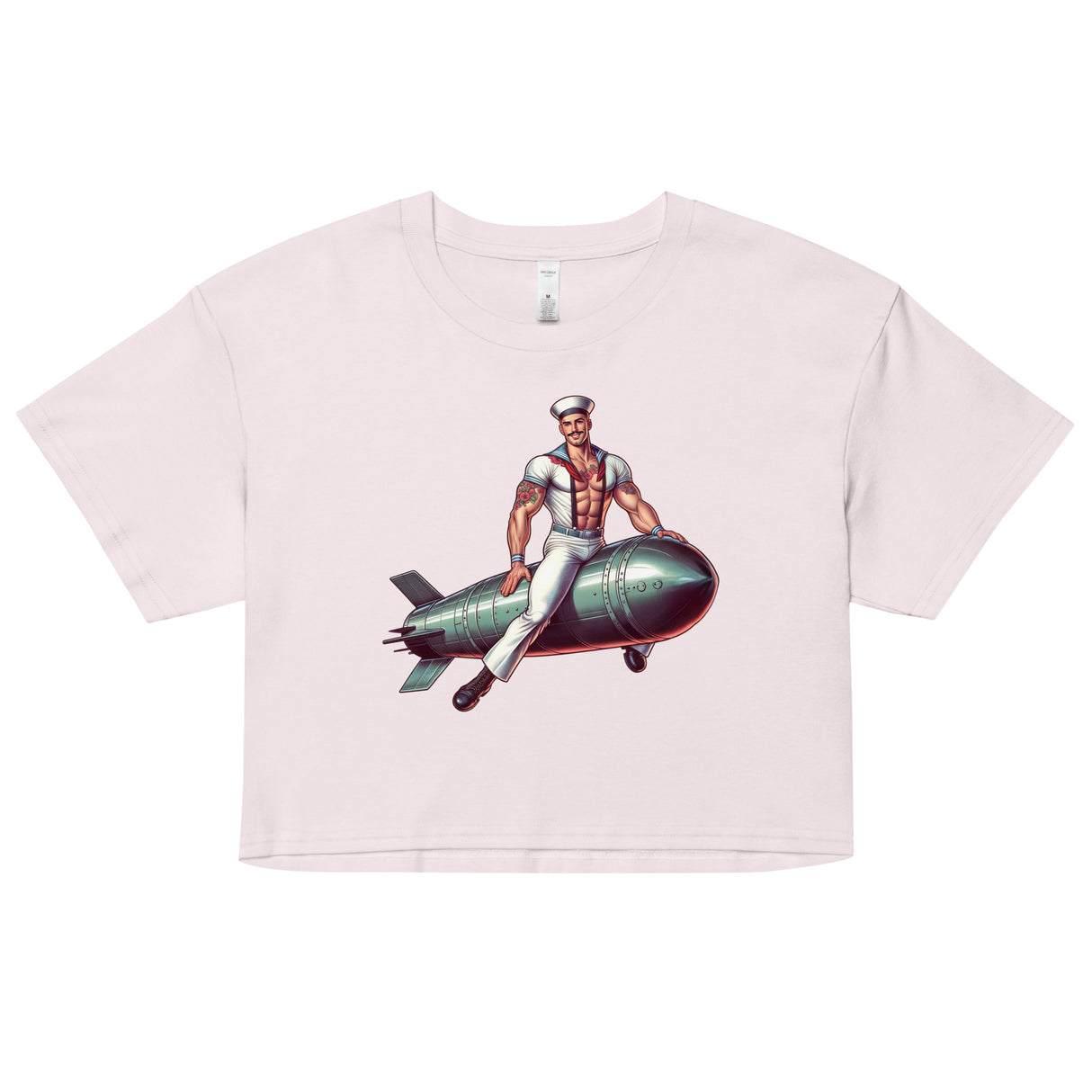 Torpedo Away (Crop Top)-Crop Top-Swish Embassy