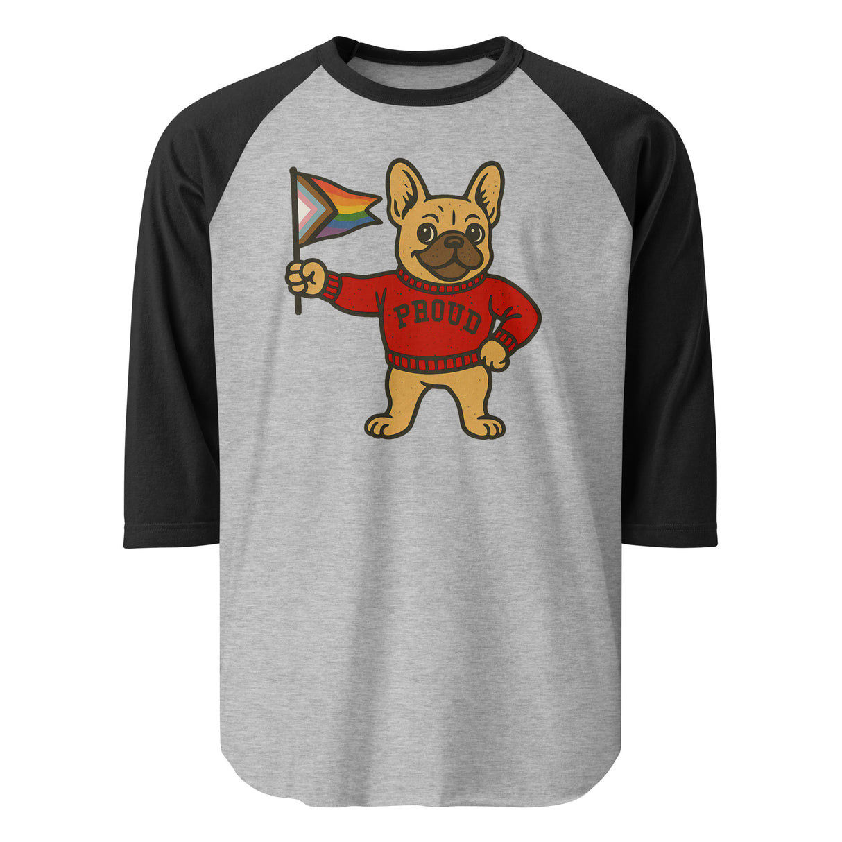 Varsity Pride Puppy (Raglan)-Raglan-Swish Embassy