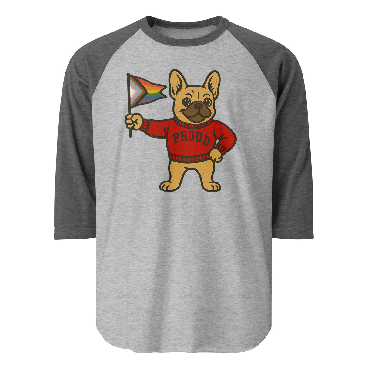 Varsity Pride Puppy (Raglan)-Raglan-Swish Embassy