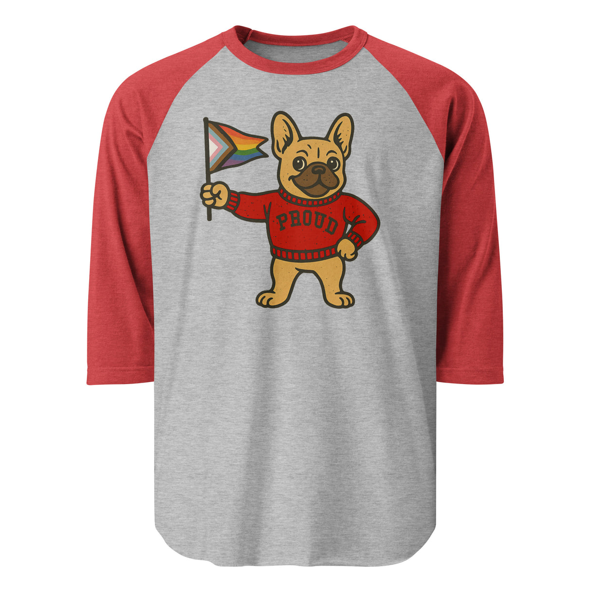 Varsity Pride Puppy (Raglan)-Raglan-Swish Embassy