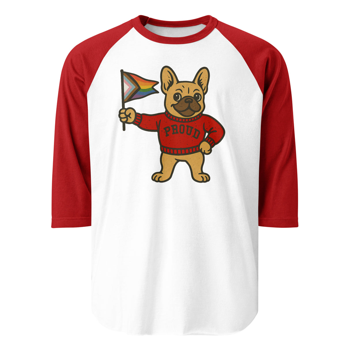 Varsity Pride Puppy (Raglan)-Raglan-Swish Embassy