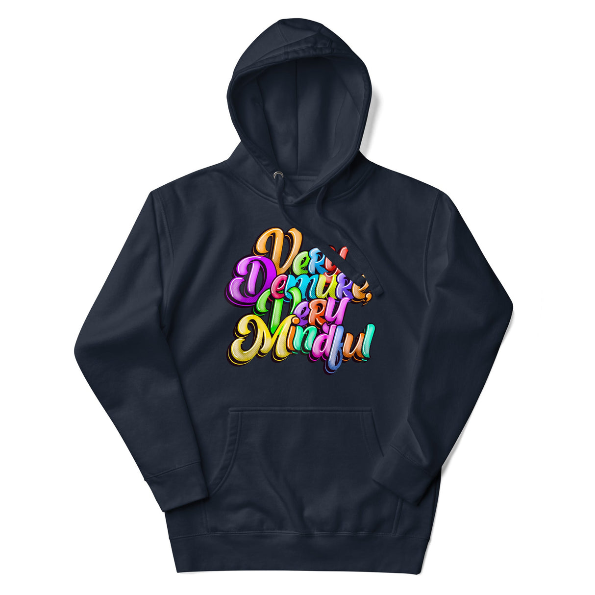 Very Demure Very Mindful (Hoodie)-Hoodie-Swish Embassy