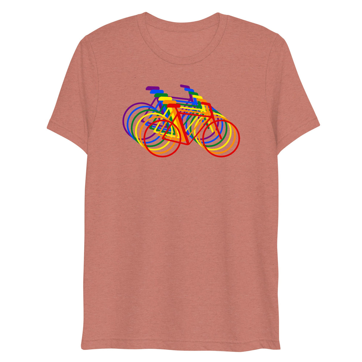 Village Bicycle (Triblend)-Triblend T-Shirt-Swish Embassy