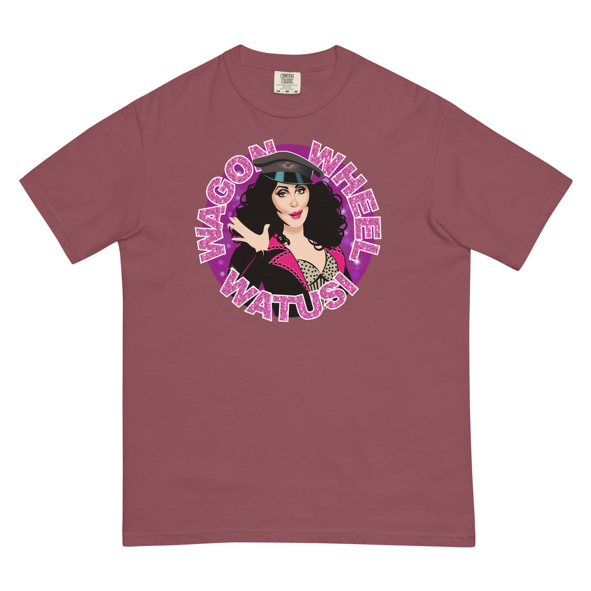 Wagon Wheel Watusi (Boxy Tee)-Boxy T-Shirt-Swish Embassy