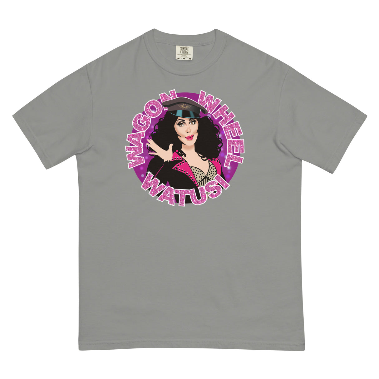 Wagon Wheel Watusi (Boxy Tee)-Boxy T-Shirt-Swish Embassy
