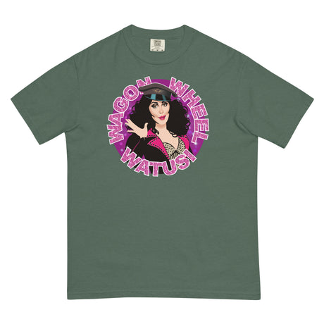 Wagon Wheel Watusi (Boxy Tee)-Boxy T-Shirt-Swish Embassy