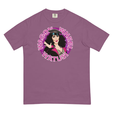 Wagon Wheel Watusi (Boxy Tee)-Boxy T-Shirt-Swish Embassy