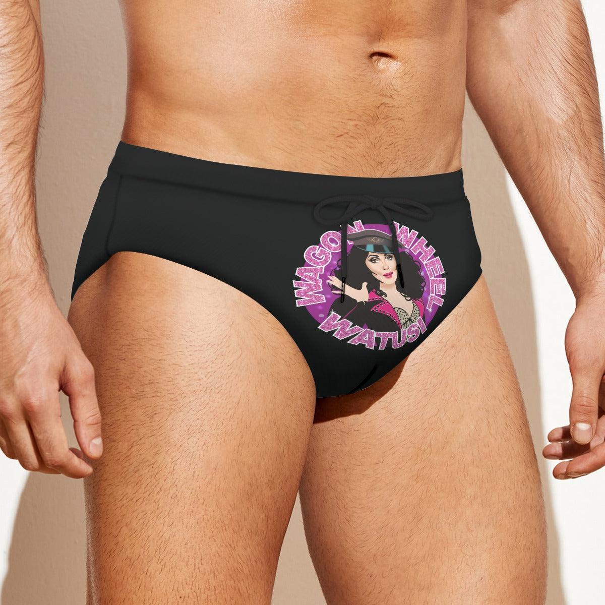 Wagon Wheel Watusi (Swim Briefs)-Swim Briefs-Swish Embassy