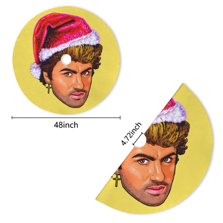 Wake Me Up Before You Ho Ho (Tree Skirt)-Tree Skirts-Swish Embassy