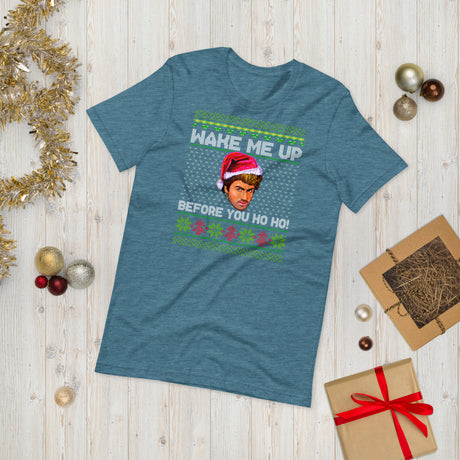 Wake Me Up (Ugly Christmas)-T-Shirts-Swish Embassy