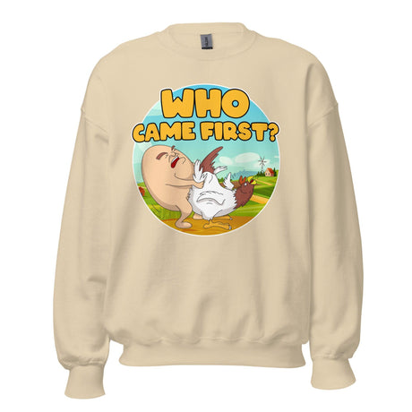 Who Came First (Sweatshirt)-Sweatshirt-Swish Embassy