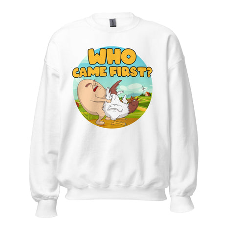 Who Came First (Sweatshirt)-Sweatshirt-Swish Embassy