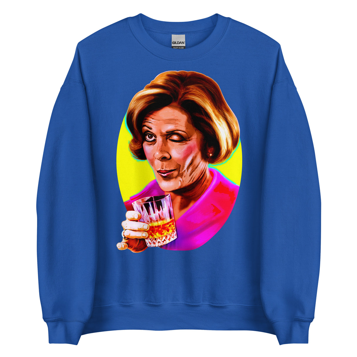 Wink and Drink (Sweatshirt)-Sweatshirt-Swish Embassy