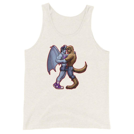 Wolf and Demon (Tank Top)-Halloween Tank-Swish Embassy