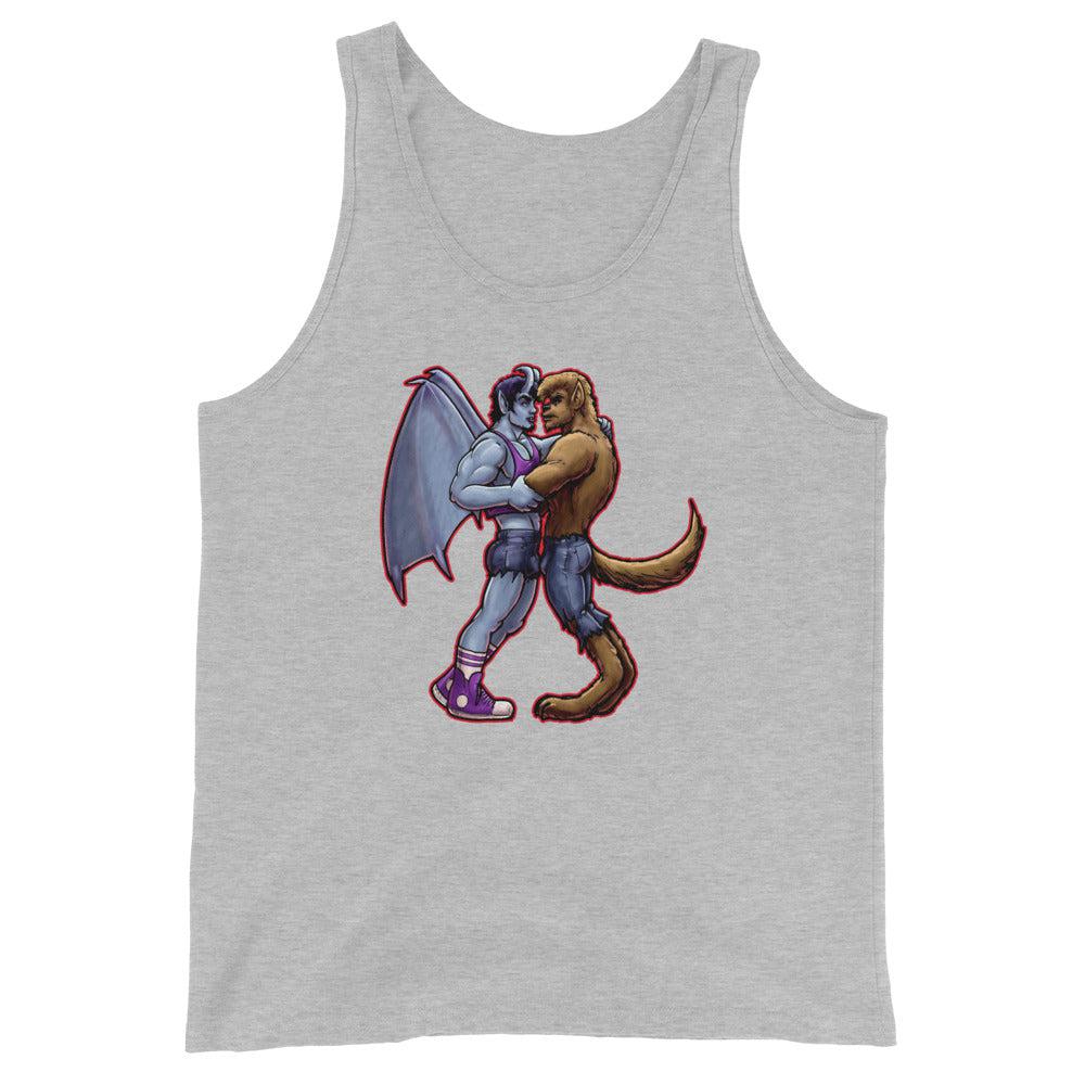 Wolf and Demon (Tank Top)-Tank Top-Swish Embassy