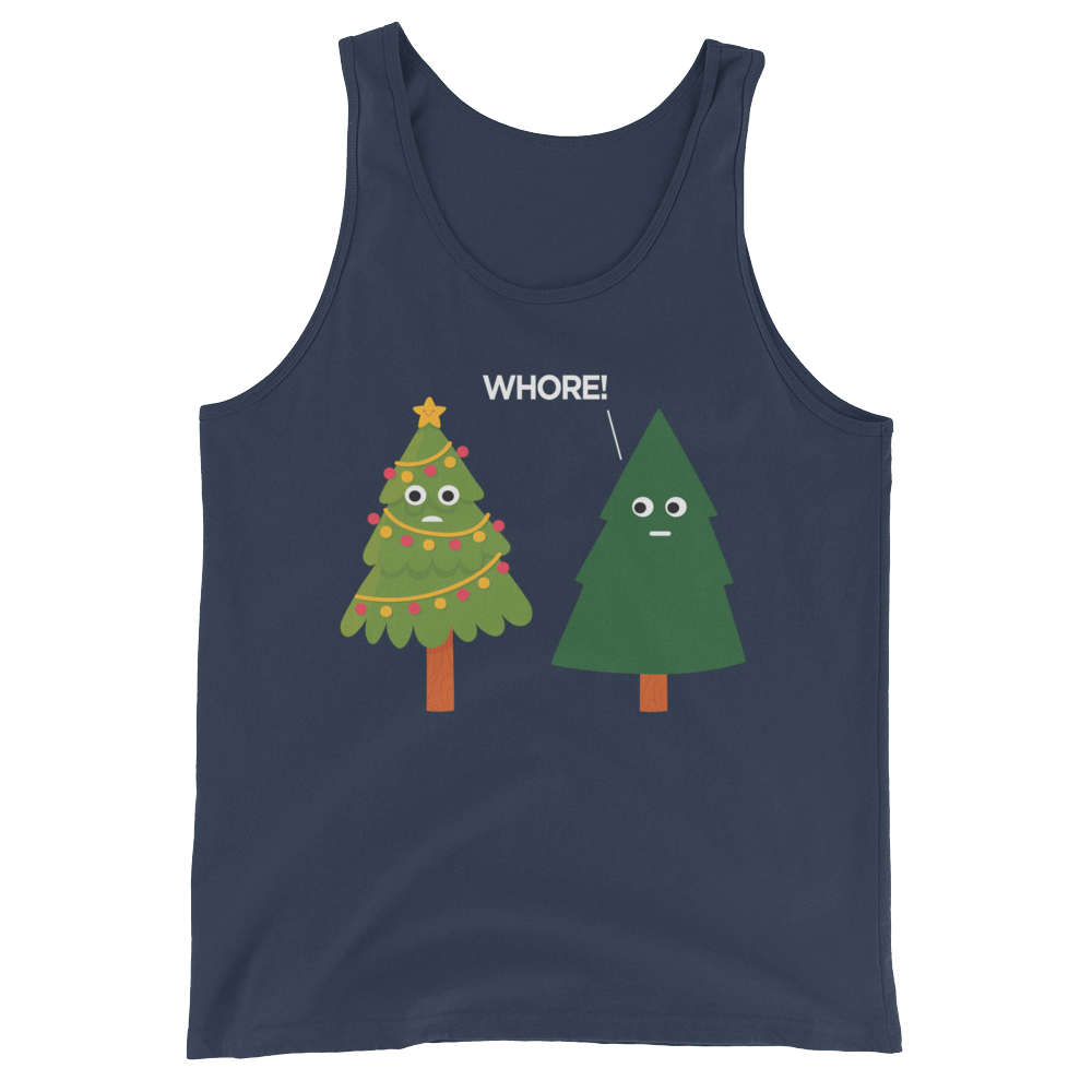 X-Mas Tree Shade (Tank Top)-Christmas Tank Tops-Swish Embassy