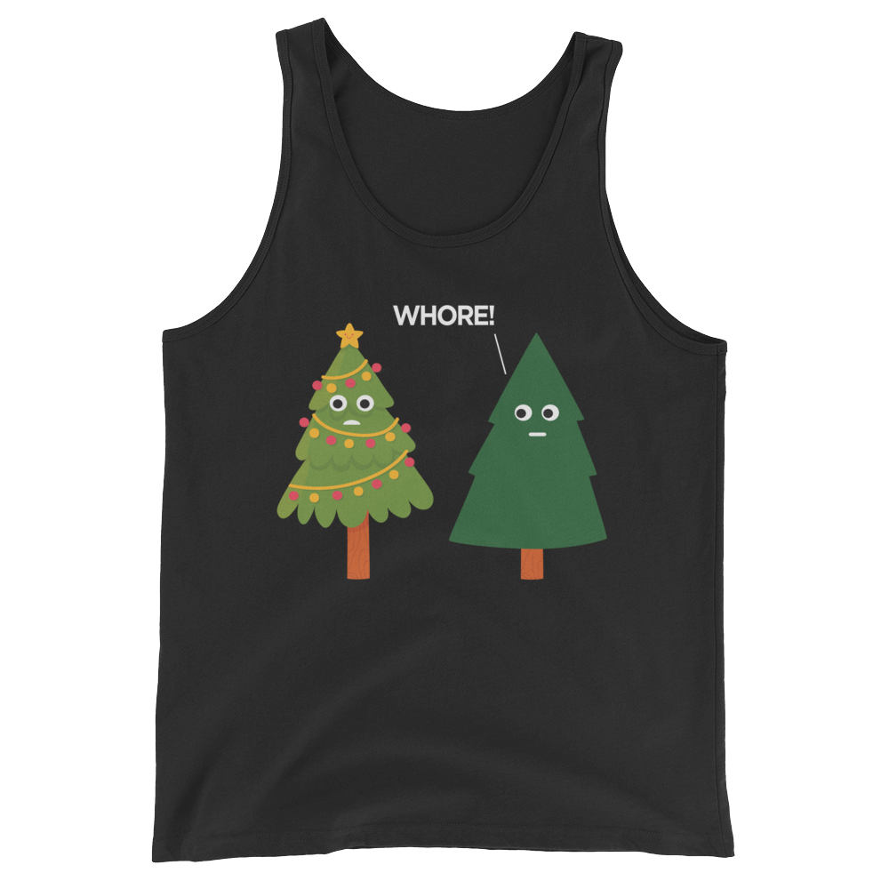 X-Mas Tree Shade (Tank Top)-Christmas Tanks-Swish Embassy