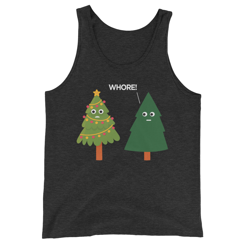 X-Mas Tree Shade (Tank Top)-Christmas Tanks-Swish Embassy