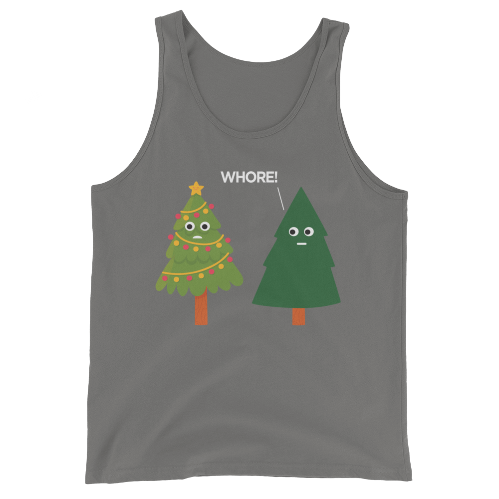 X-Mas Tree Shade (Tank Top)-Christmas Tanks-Swish Embassy