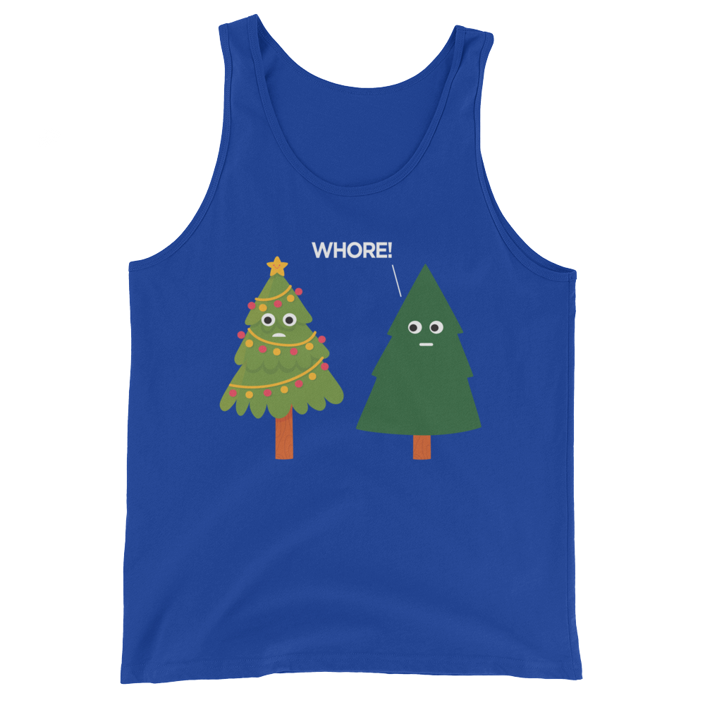 X-Mas Tree Shade (Tank Top)-Christmas Tanks-Swish Embassy