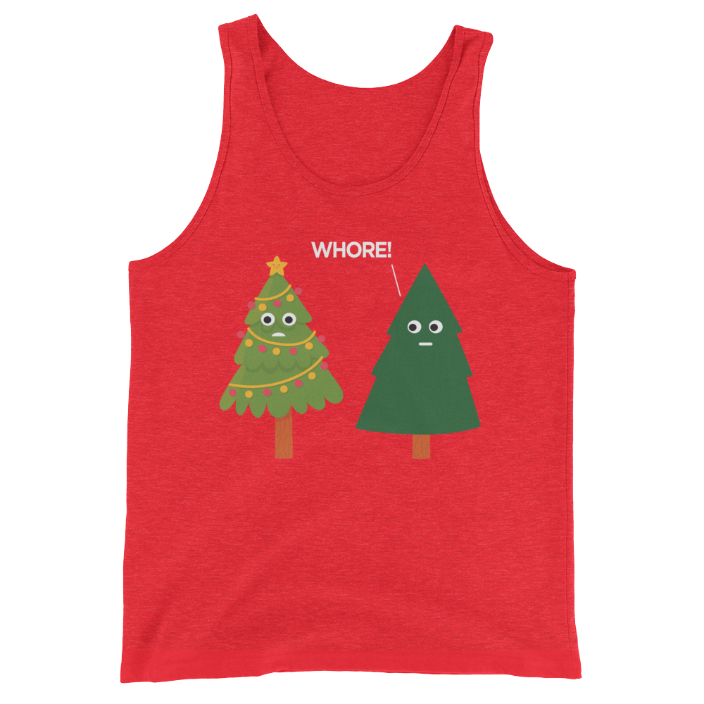 X-Mas Tree Shade (Tank Top)-Christmas Tanks-Swish Embassy