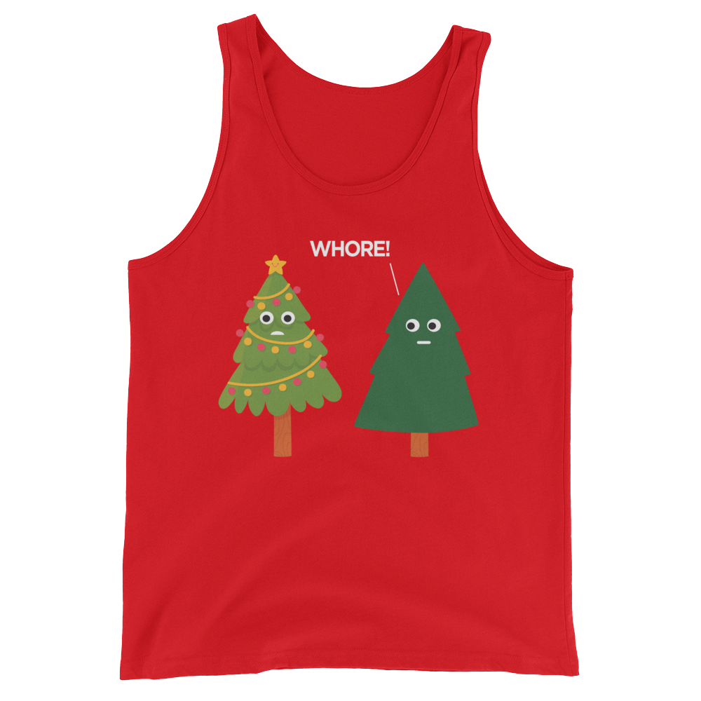 X-Mas Tree Shade (Tank Top)-Christmas Tanks-Swish Embassy