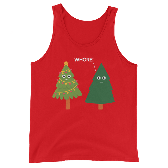 X-Mas Tree Shade (Tank Top)-Christmas Tanks-Swish Embassy