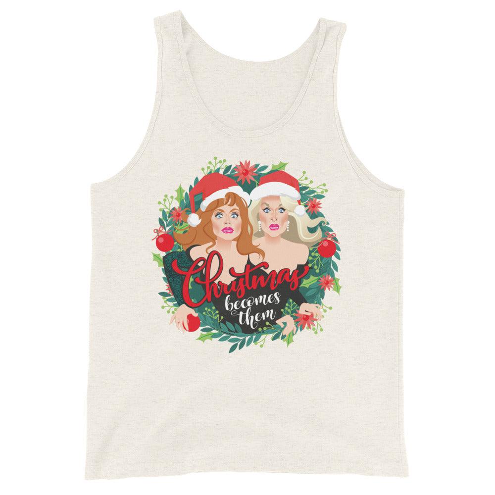 Xmas Becomes Them (Tank Top)-Christmas Tanks-Swish Embassy