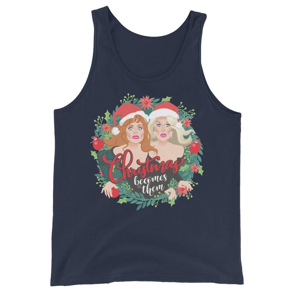 Xmas Becomes Them (Tank Top)-Tank Top-Swish Embassy