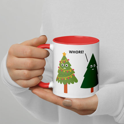 Xmas Tree Shade (Christmas Mugs)-Christmas Mugs-Swish Embassy