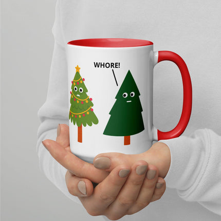 Xmas Tree Shade (Christmas Mugs)-Christmas Mugs-Swish Embassy