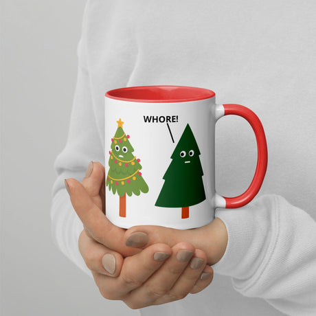 Xmas Tree Shade (Christmas Mugs)-Mugs-Swish Embassy