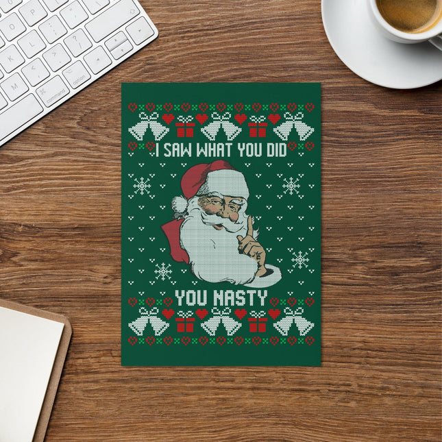 You Nasty (Greeting Card)-Christmas Card-Swish Embassy