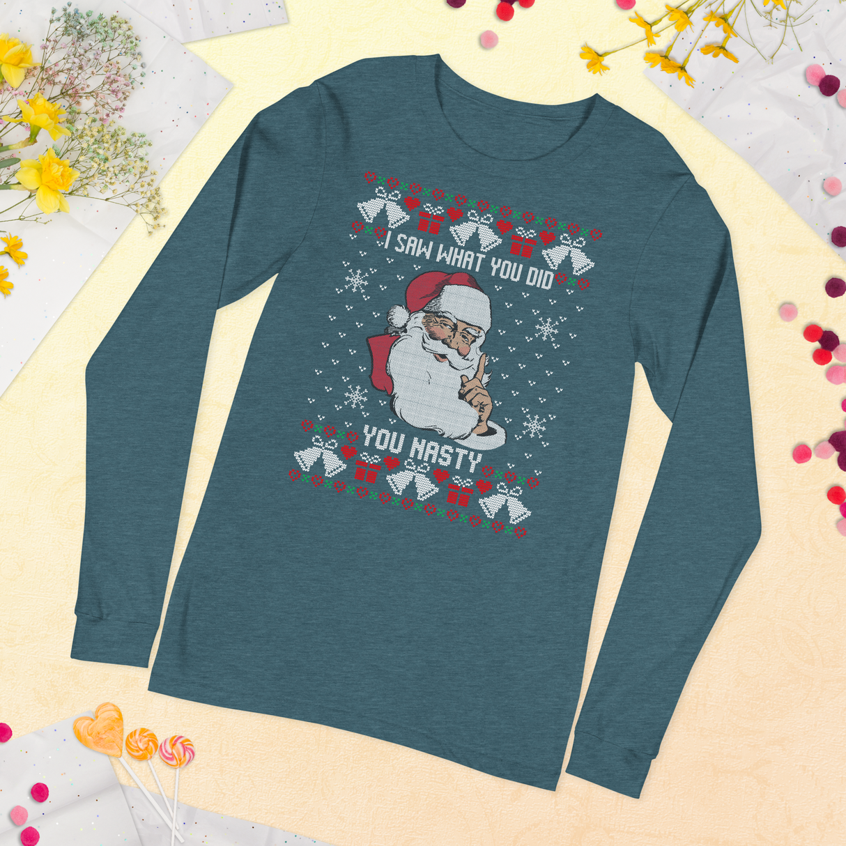 You Nasty (Ugly Christmas)-T-Shirts-Swish Embassy