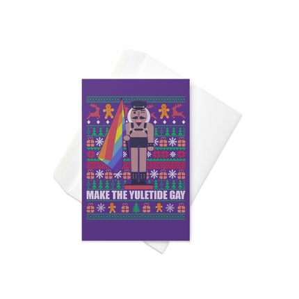 Yuletide Gay (Greeting Card)-Christmas Card-Swish Embassy