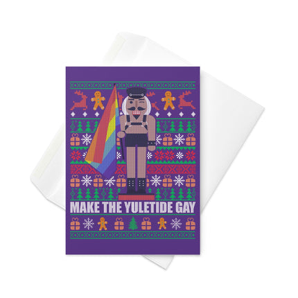 Yuletide Gay (Greeting Card)-Christmas Card-Swish Embassy