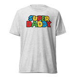 Super Daddy (Triblend) - White Fleck Triblend