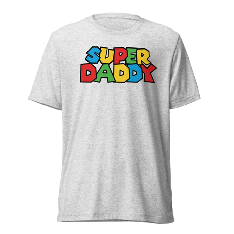 Super Daddy (Triblend) - White Fleck Triblend