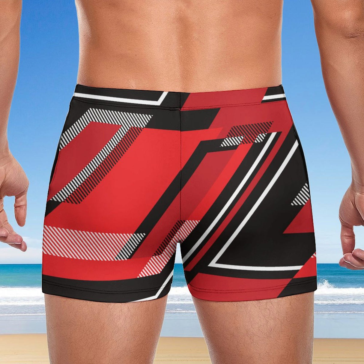 Off to the Race (Square Cut Trunks)