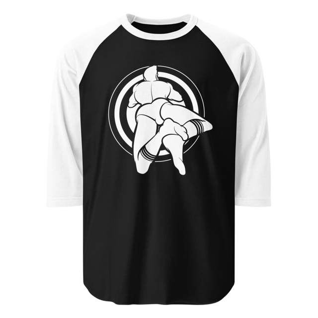 Bullseye (Raglan) - Black/White