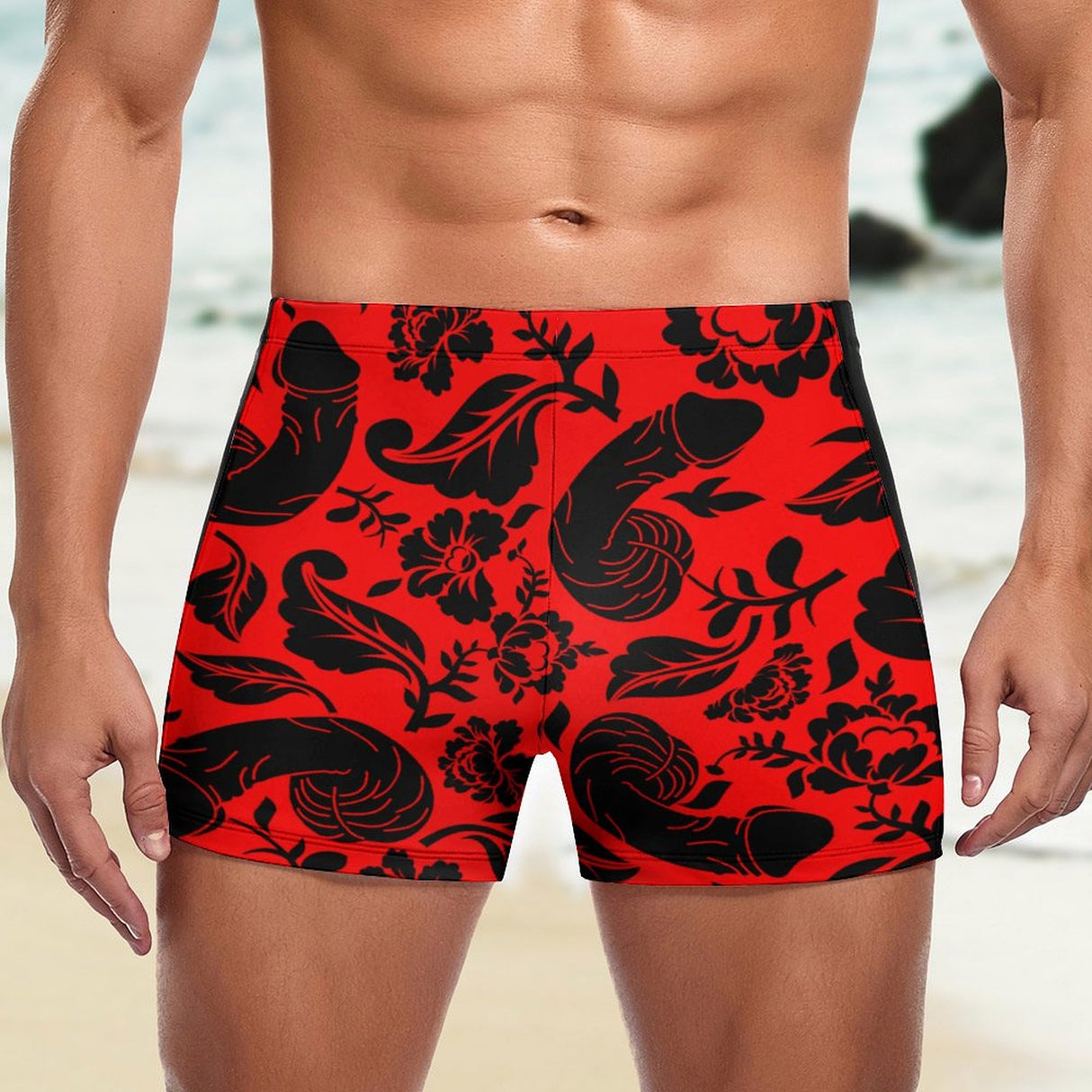 Floral Pecker (Square Cut Trunks)