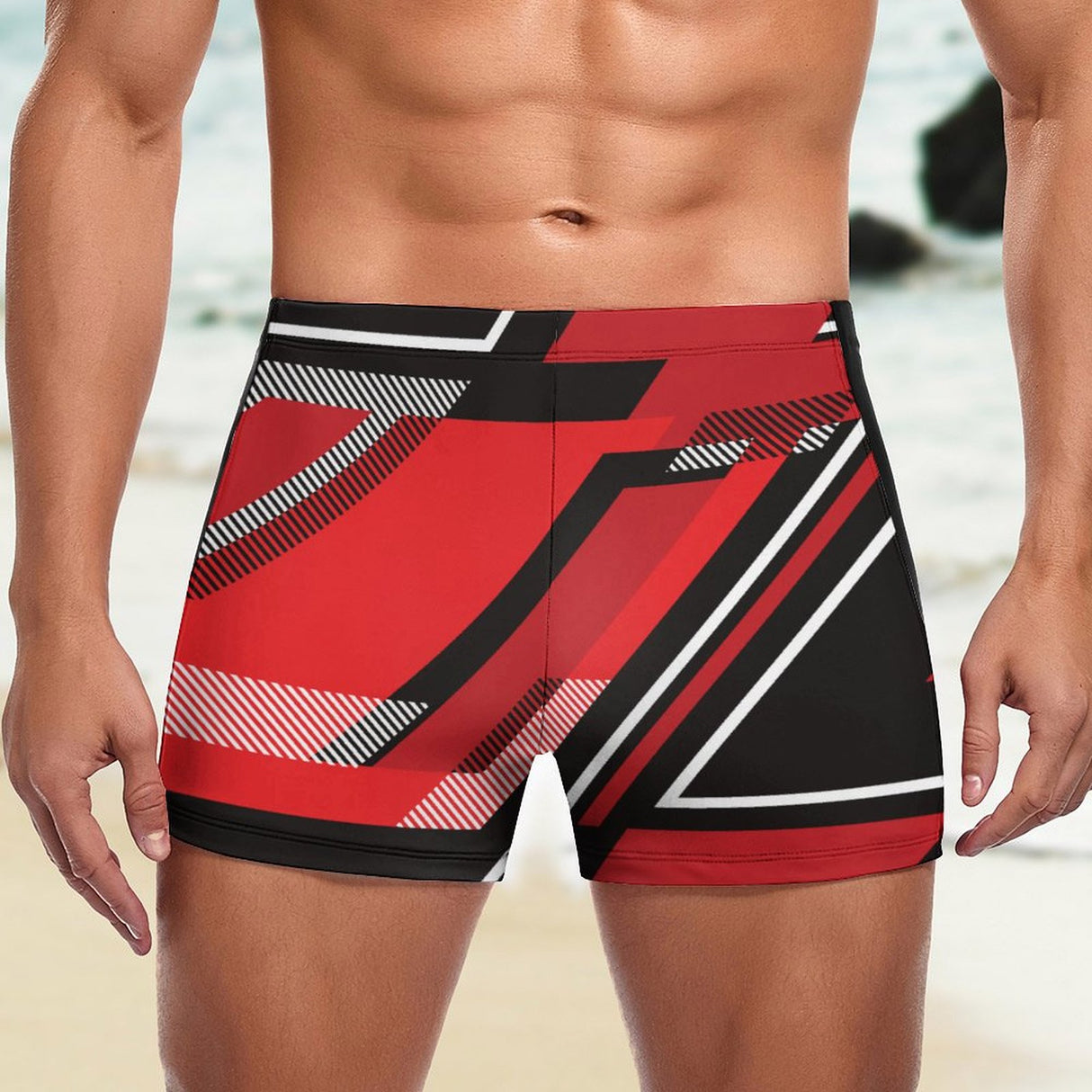 Off to the Race (Square Cut Trunks)