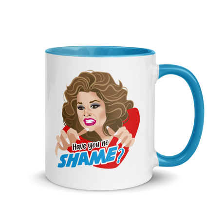 Have You No Shame? (Mug) - Blue