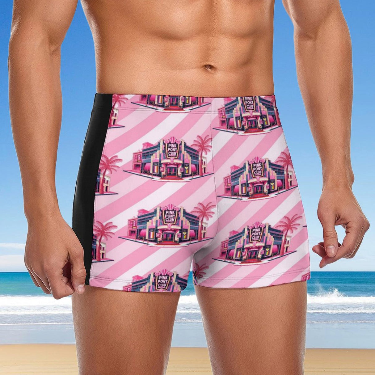 Pink Pony Club (Square Cut Trunks)