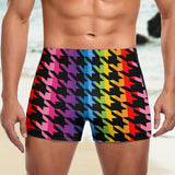 Pride Houndstooth (Square Cut Trunks)